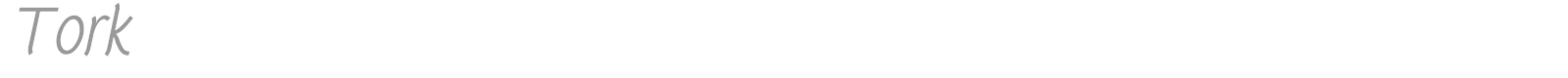 Tork font preview